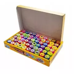 Set 60 bucati Stampile cu modele animalute, pentru copii, Gonga® - Multicolor
