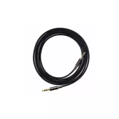 Cablu audio stereo cu conector Jack 3.5 mm, 1500 mm - Negru