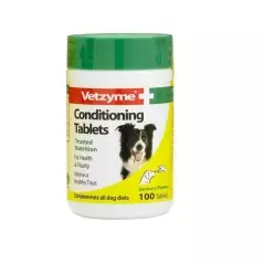 Suplimente naturale pentru catei Vetzyme, 100 tablete